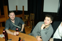 Siegbergball-Ersatzkneipe auf der KBB-Bude am 5. 1. 2023